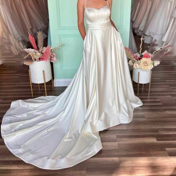 Satin Wedding Dress